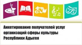 Анкетирование получателей услуг организаций сферы культуры Республики Адыгея 